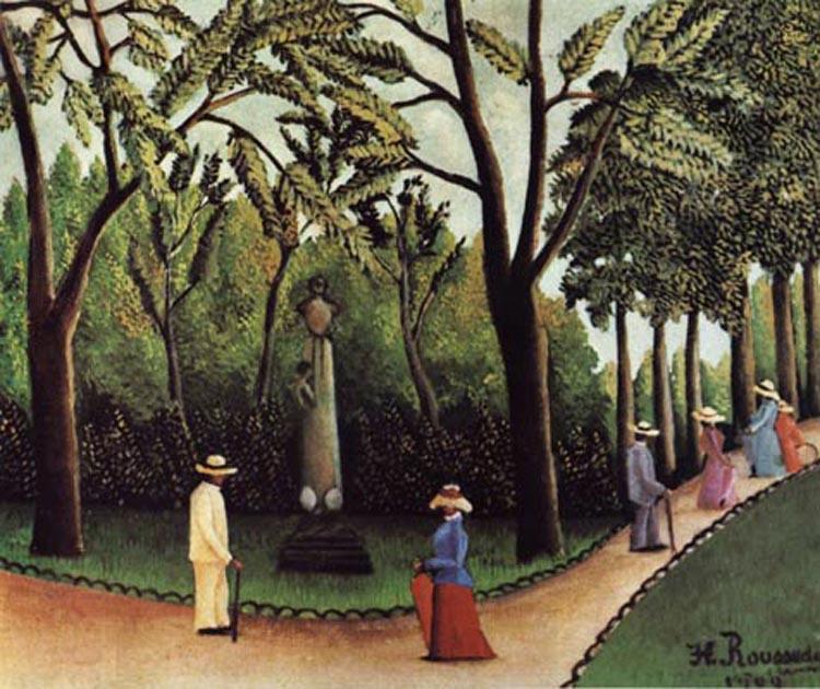 Henri Rousseau View of the Luxembourg,Chopin Monument
